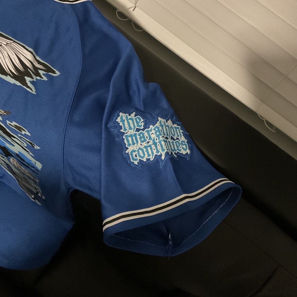 Nipsey Hussle Jersey Blue Los Angeles NWT Size XXL - Picture 4 of 5